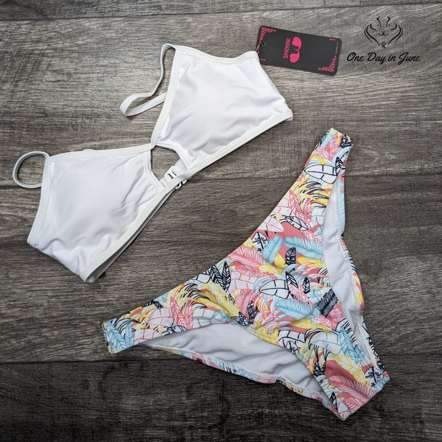 Shekini Keyhole Bikini Swimsuit Size S