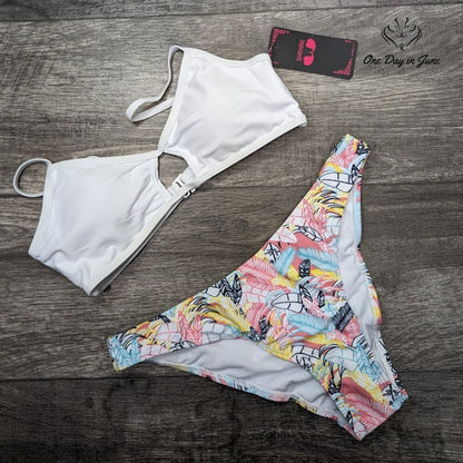 Shekini Keyhole Bikini Swimsuit Size S