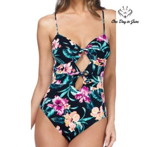 Ambrielle Floral One Piece Size XL