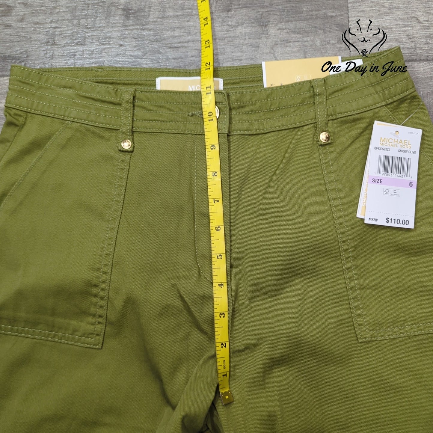 Michael Kors High Rise Straight Ankle Jeans Size 6
