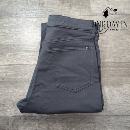 Banana Republic 5 Pocket Straight Leg Pants Gray Ebony NWT Size 34X30