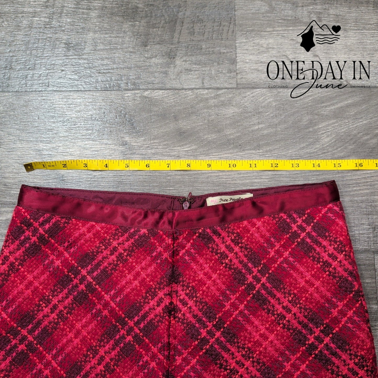 Free People Wool Mini Skirt Size 6