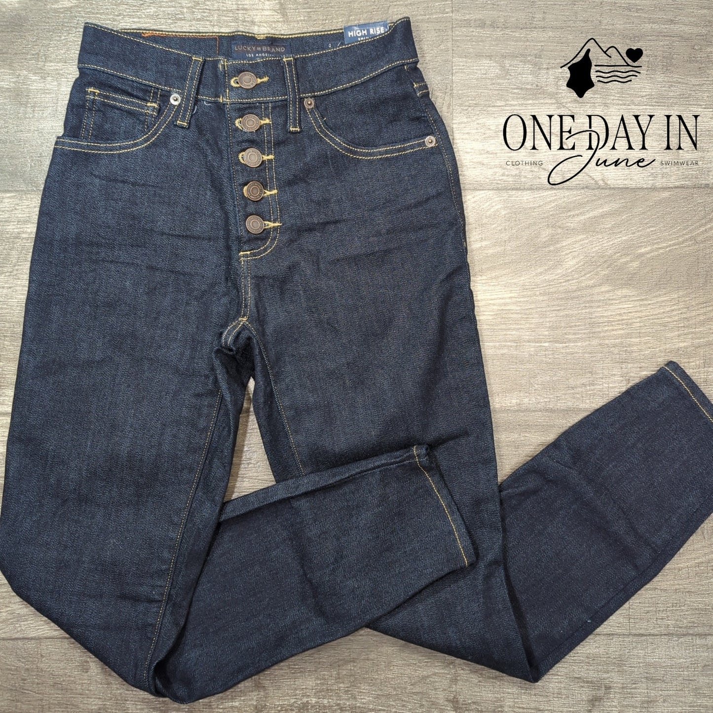 Lucky Brand Bridgette Skinny High Rise Jeans Size 0