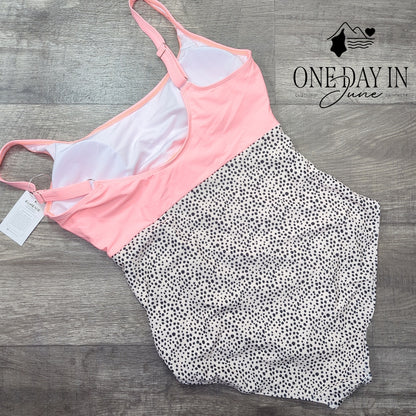 Eomenie Cut Out One Piece Swimsuit Size XL
