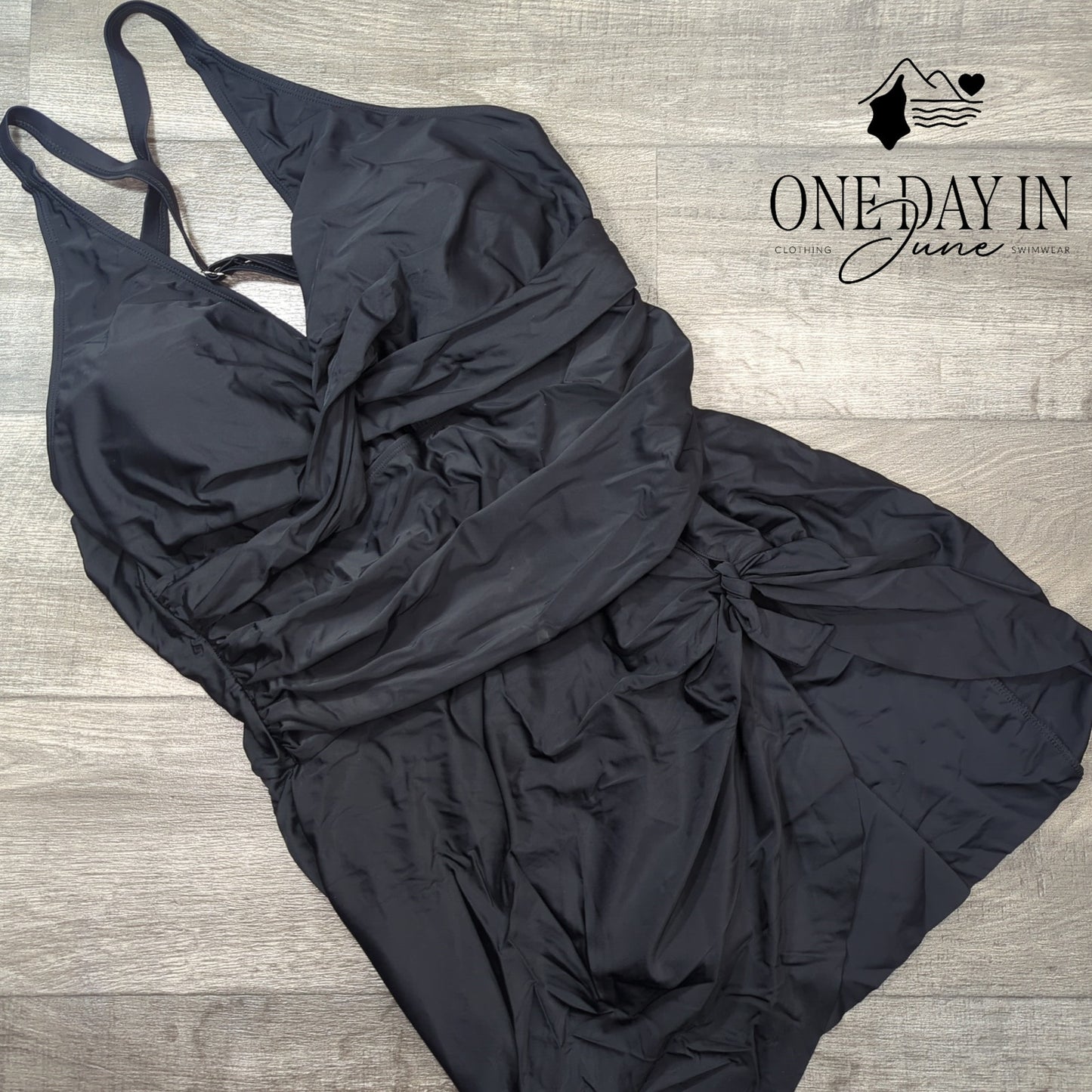 Blooming Jelly Plus Size Swimdress One Piece Swimsuit Size 4XL