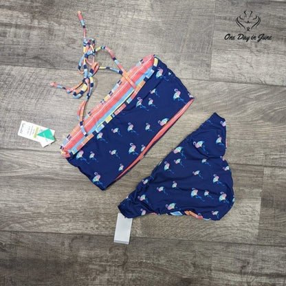 Splendid Take Wing Tube Bikini Swimsuit Size 14