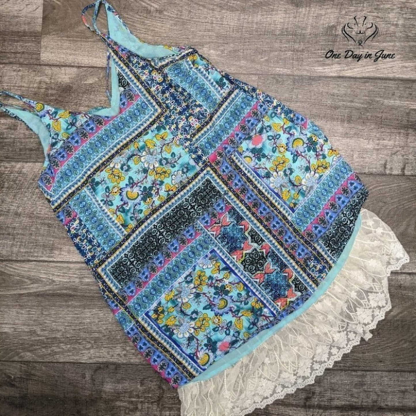 Umgee Sheer Spring Dress Size S