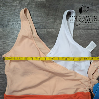 Cupshe Tie Side One Piece Swimsuit Size M