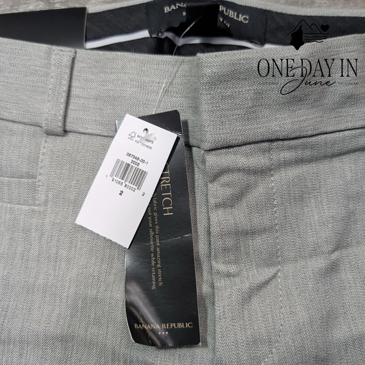 Banana Republic Curvy Sloan Ankle Pants Gray Stretch Dress Pants NWT Size 2