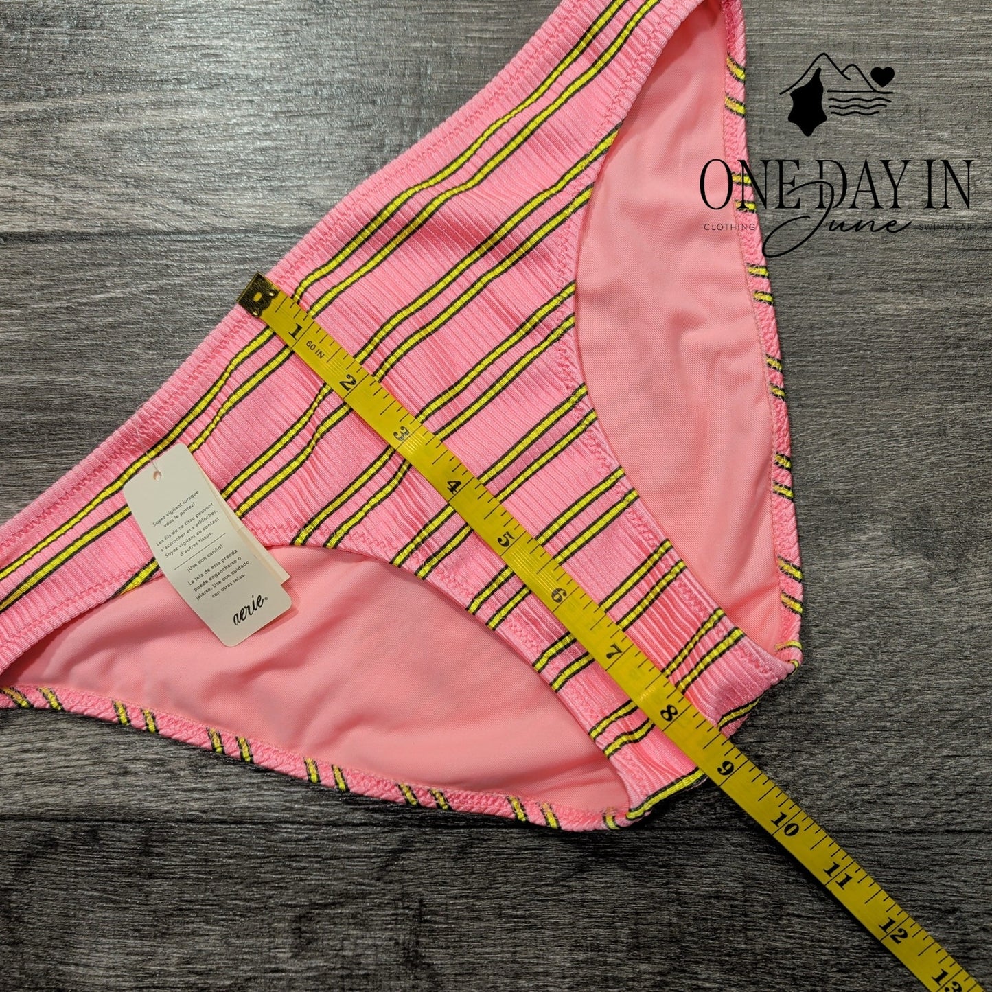 American Eagle Outfitters Aerie Striped Bikini Bottom Size S