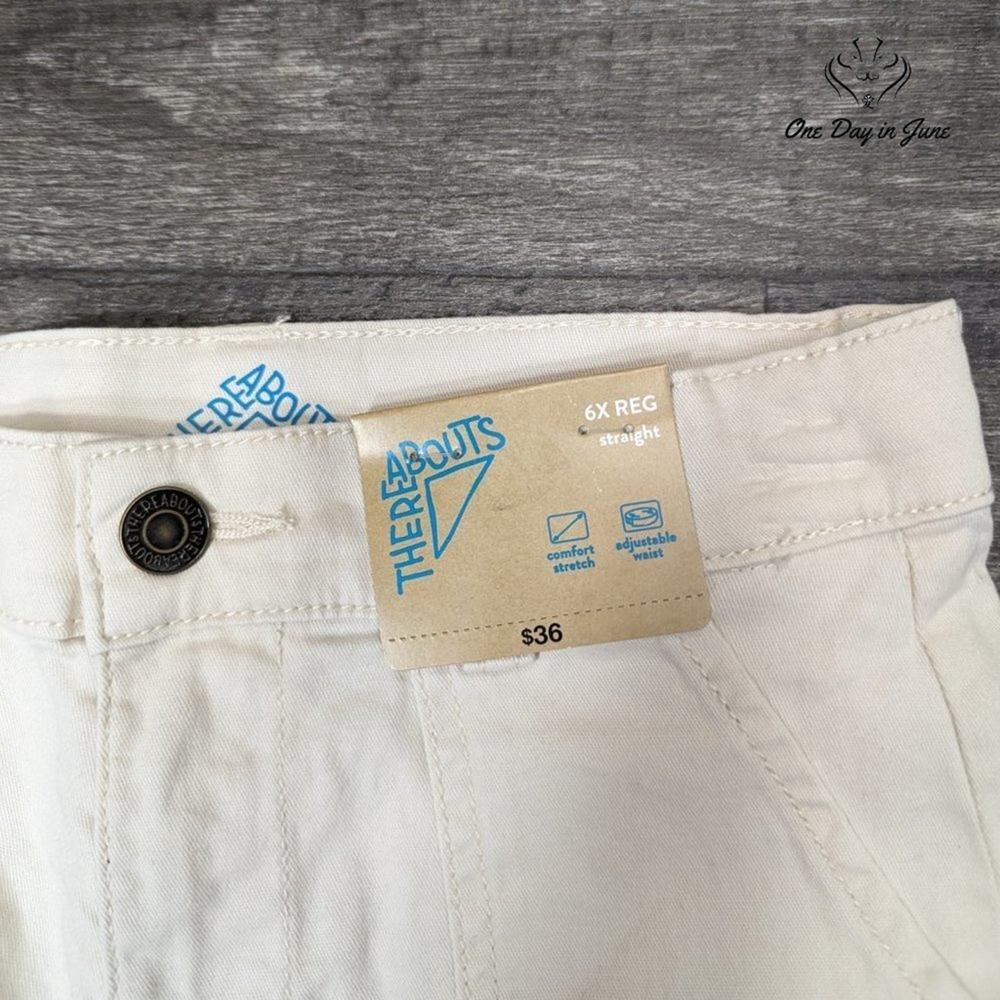 There Abouts Straight Fit Cargo Pants Size 6X