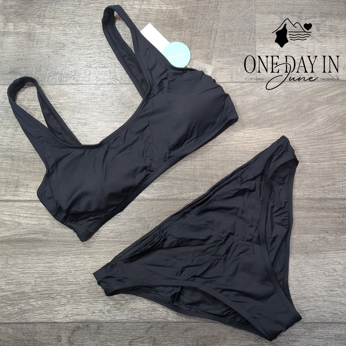 Beautikini Crop Period Swimwear Bikini Swimsuit Size L