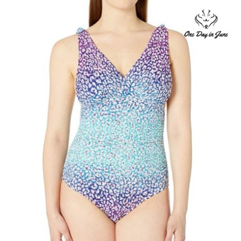 Athena Surplice One Piece Swimsuit Size 10