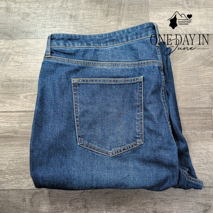 Seven7 Plus Size Loose Straight Jeans Size 22W
