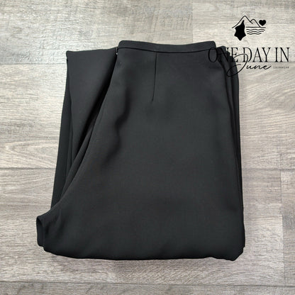 Chetta B Evening Wide Leg Dress Pants Black Formal Trousers NWT Size 6