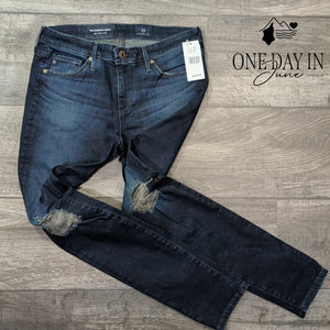 AG Adriano Goldschmied Legging Ankle Skinny Jeans Distressed NWT $215 Size 4