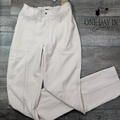 Air Jordan Women's Woven Straight Leg Pants Legend Light Brown NWT Size S