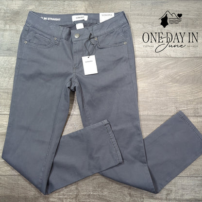 Sonoma Petite Mid Rise Slim Straight Jeans Size 2P