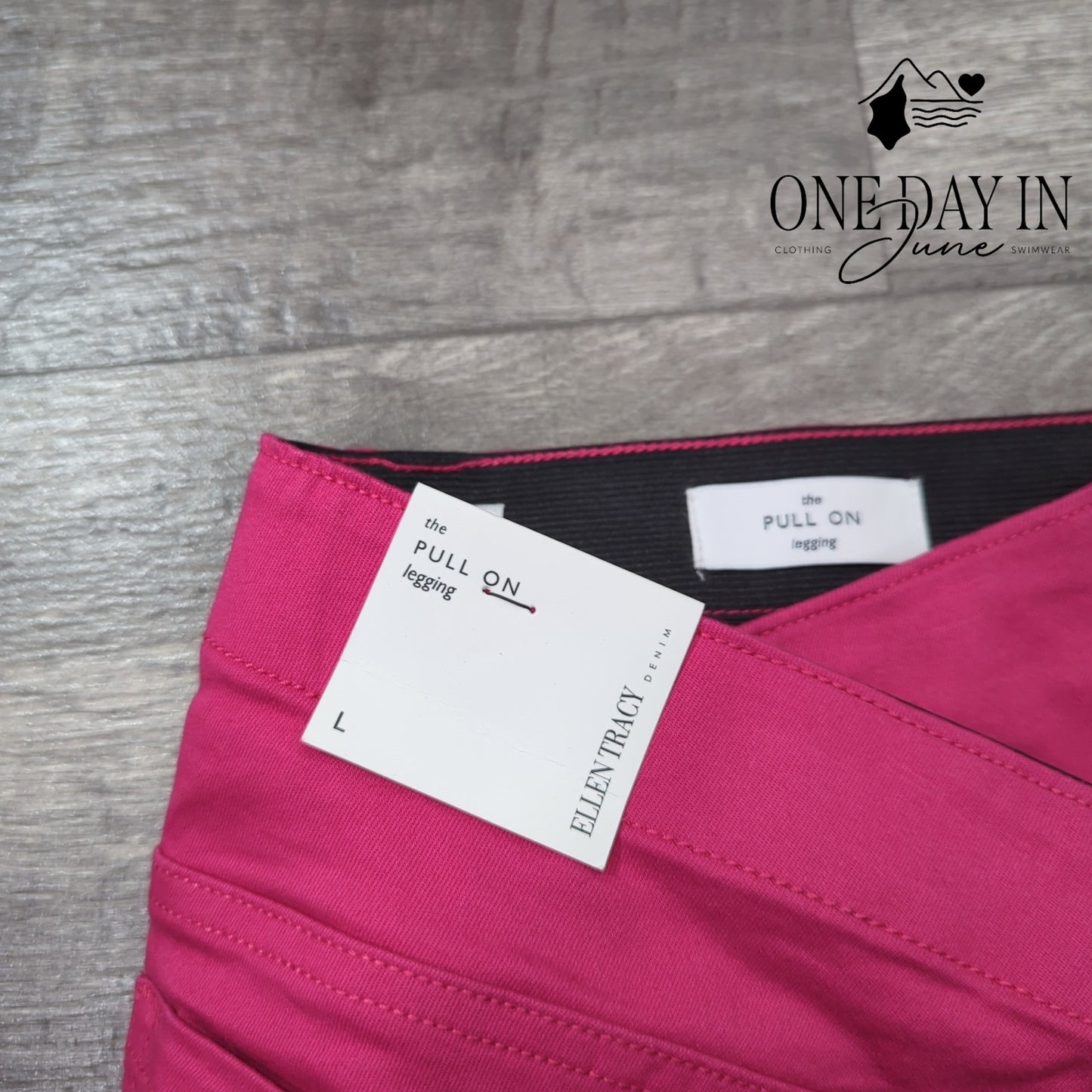 Ellen Tracy The Pull On Legging Jeans Size L