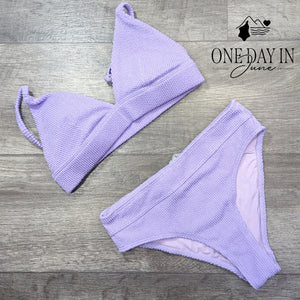 Yukari Smocked Bikini Swimsuit Size M