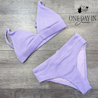 Yukari Smocked Bikini Swimsuit Size M