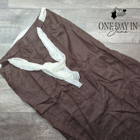 Autograph Linen Maxi Skirt Size 14