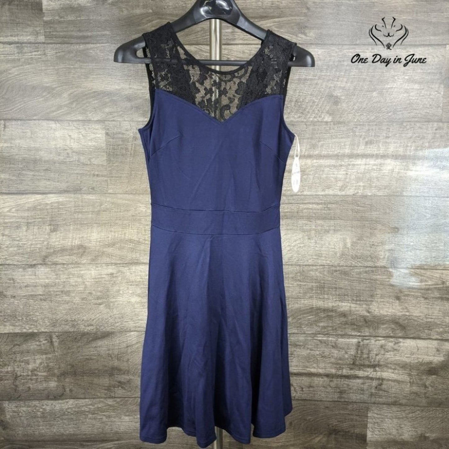 Sleeveless Little Cocktail Party Dress with Lace