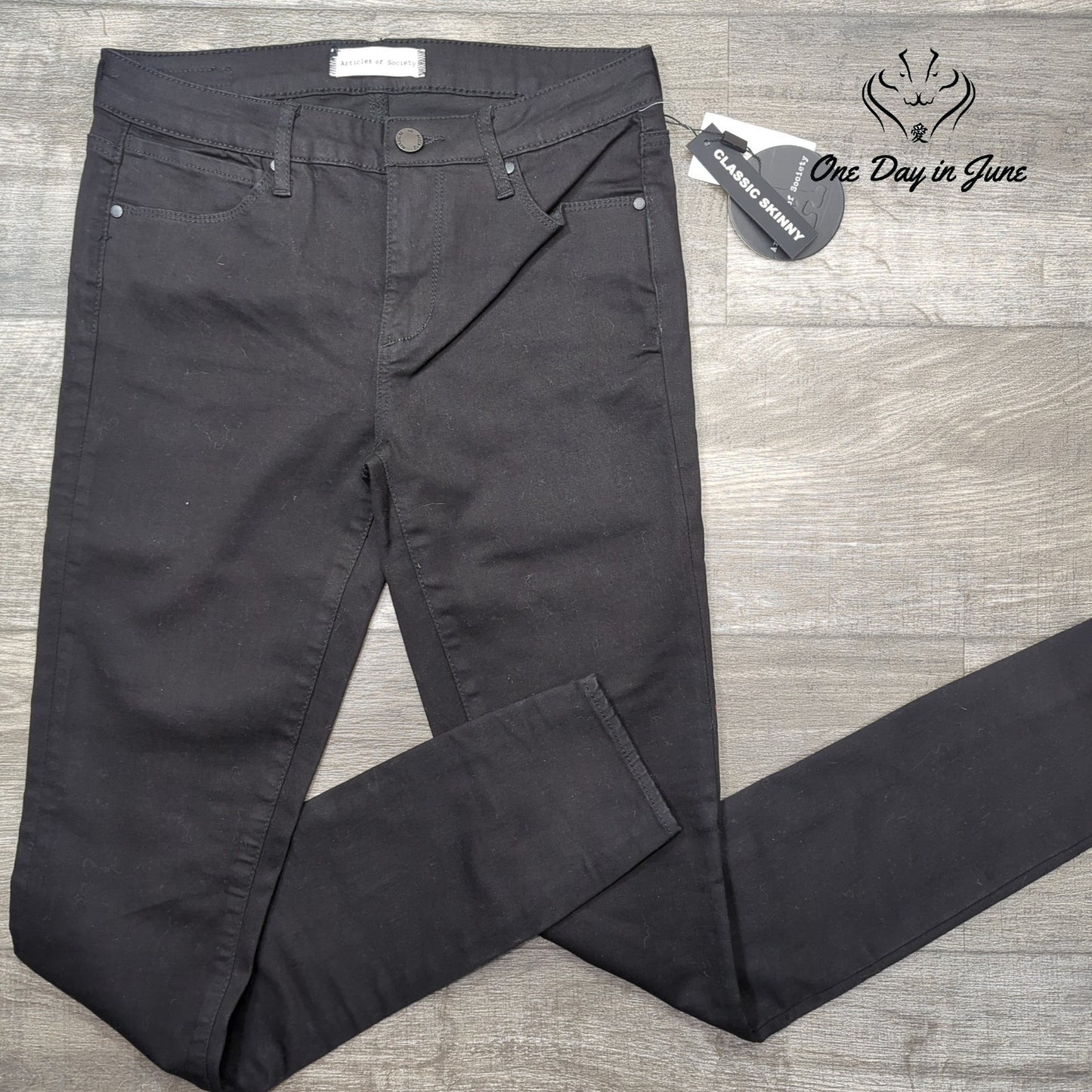 Articles of Society Lake Wash Skinny Jeans Size 27 (4)