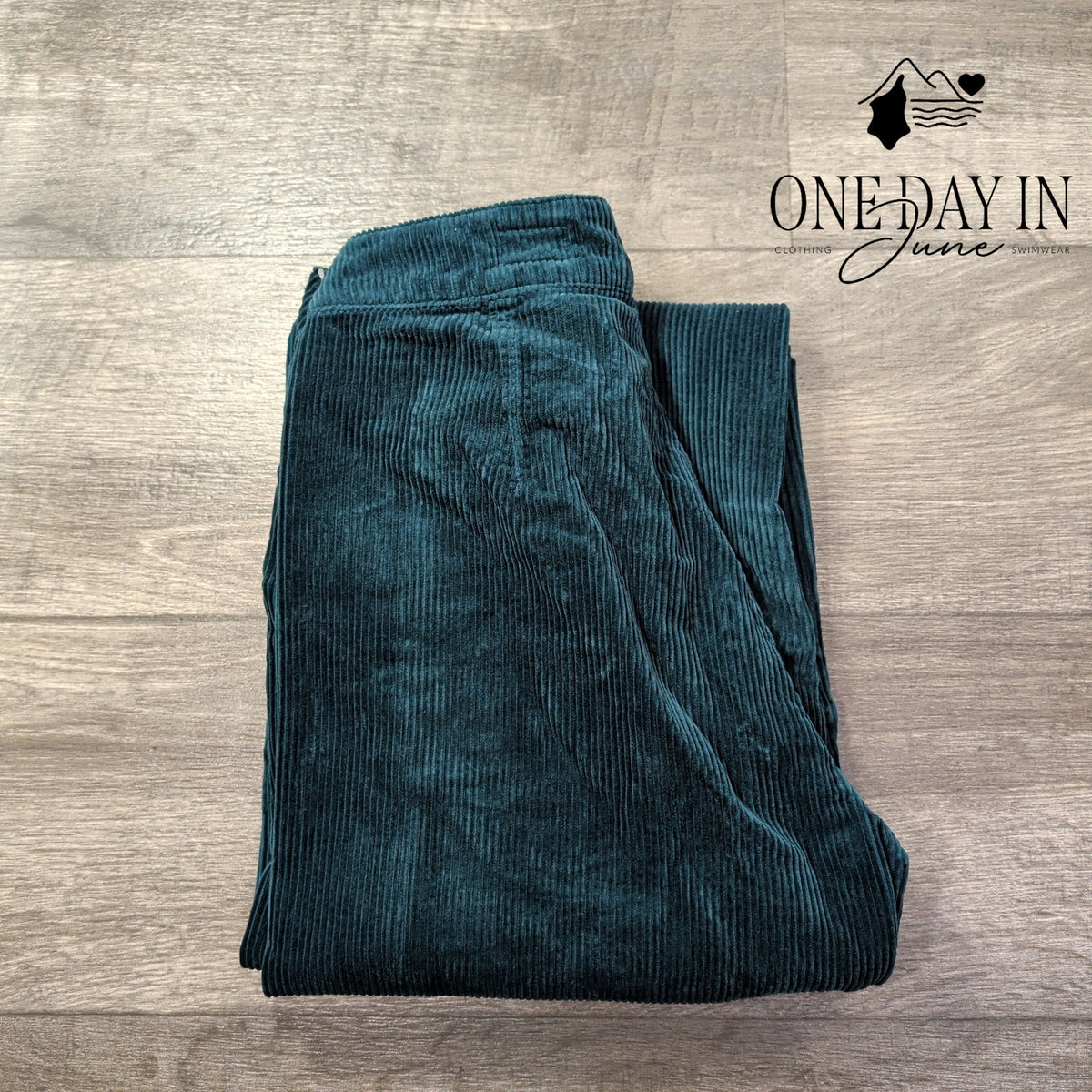 AG Adriano Goldschmied Corduroy Wide Leg Pants Teal Blue NWT Size 4 (27)