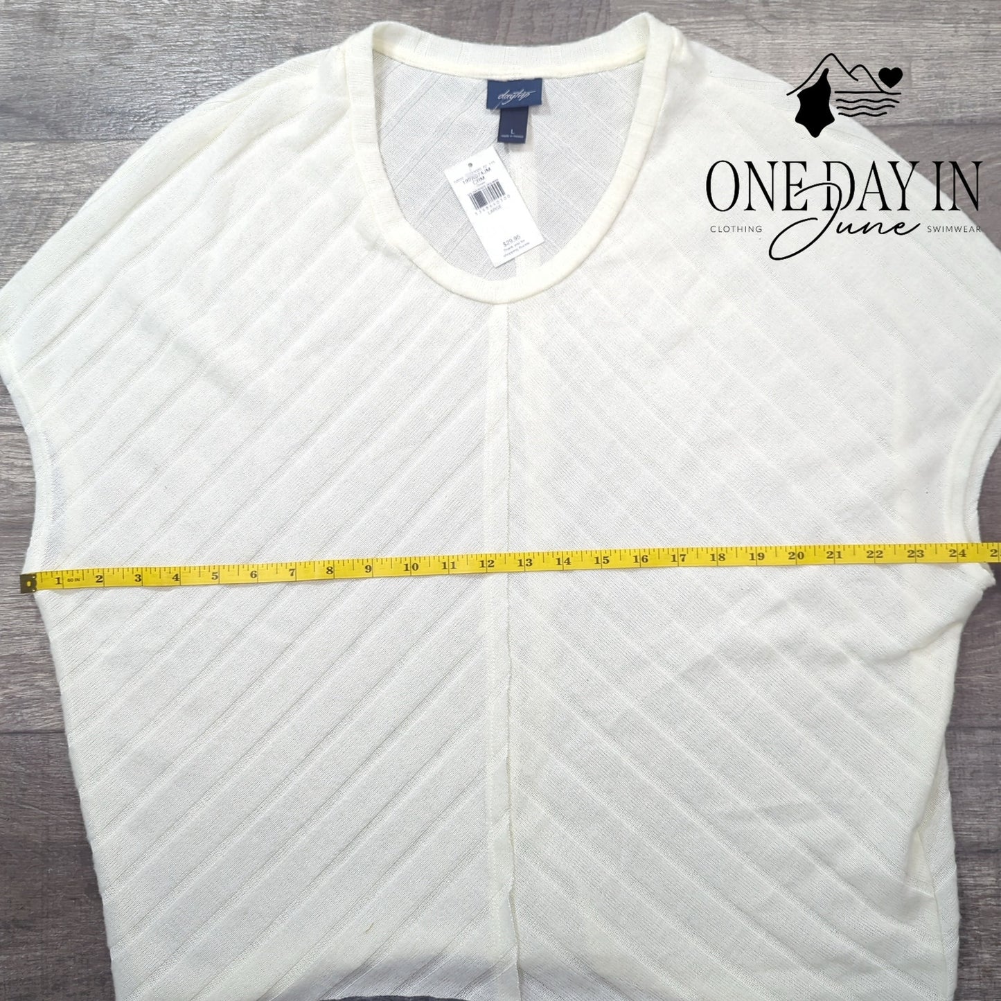 Day Trip Sleeveless Knit Sweater Size L