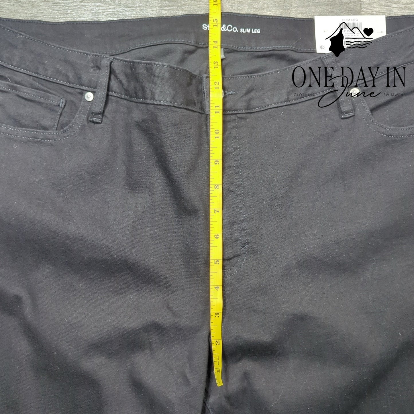 Style & Co. Plus Size Slim Leg Jeans Size 24W