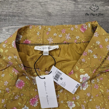 Chelsea & Theodore Women's Floral Side Zip Skort Size M