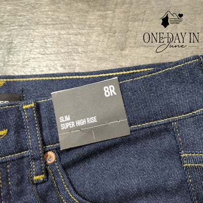 Express Slim Super High Rise Jeans Size 8