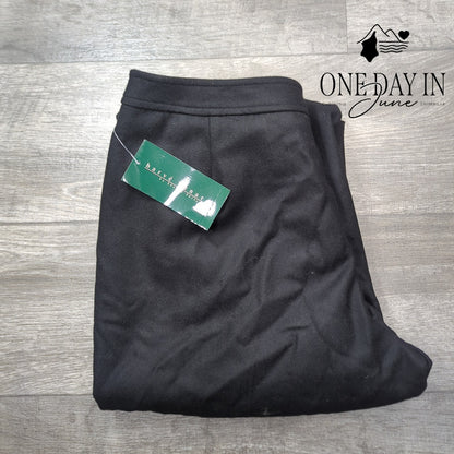 harve' benard Wool Straight Leg Dress Pants Black NWT $90 Size 14