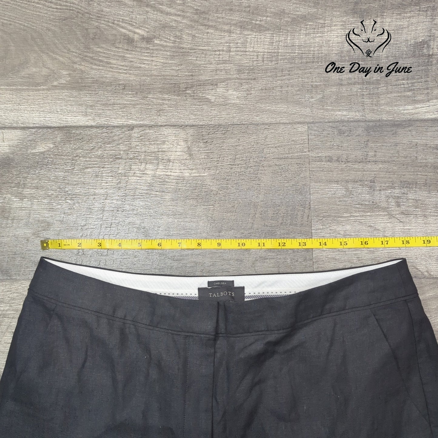 Talbots Chelsea Linen Pants Size 14