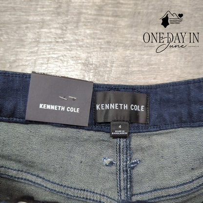 Kenneth Cole High Rise Barrell Leg Ankle Length Jeans Size 4