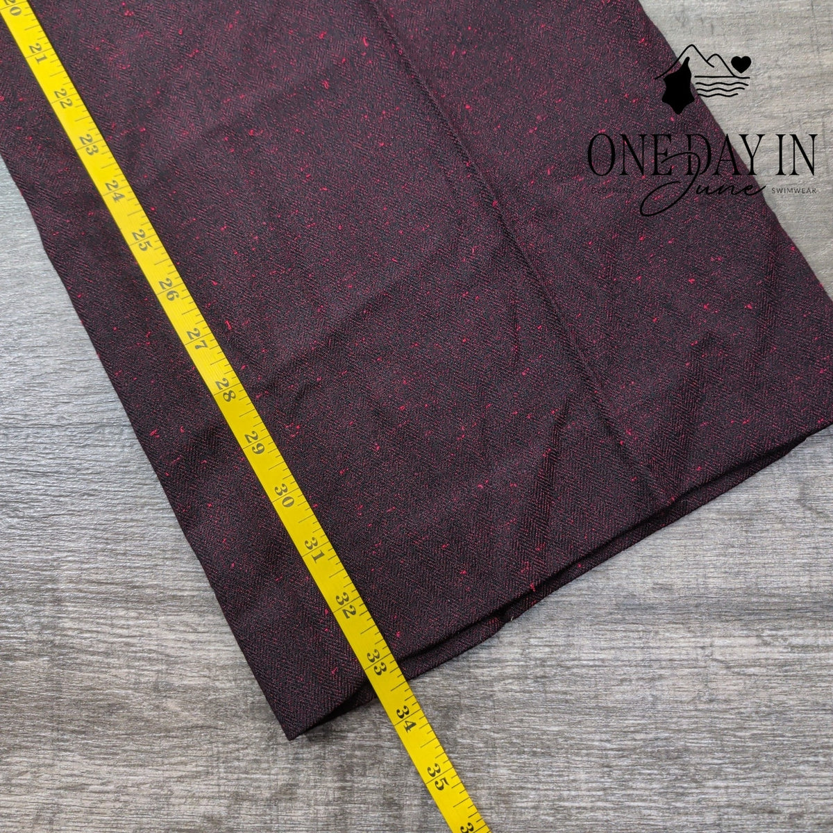 The Limited Modern Trouser Pants Burgundy Red Flecked Straight Leg NWT Size 14