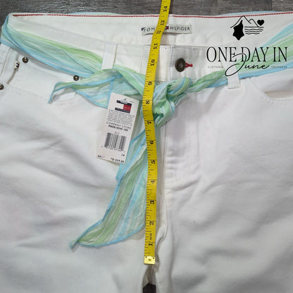 Tommy Hilfiger Embroidered Crop Jeans Size 14