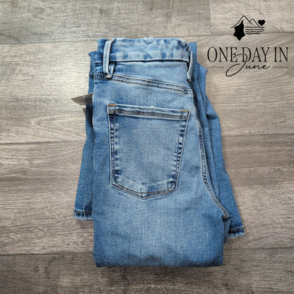 Good American Good Legs Flare Skinny Fit Flare Leg Jeans Size 00