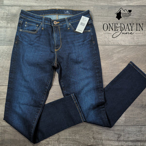 AG Adriano Goldschmied Straight Leg Jeans Women's Dark Blue NWT Size 4 (27)