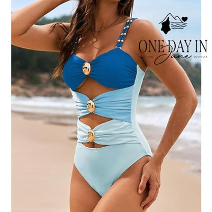 Verdusa Cutout One Piece Swimsuit Size M