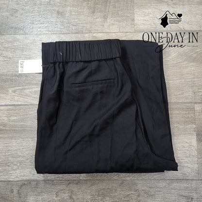 Bar III Elastic Waist Straight Leg Pants Size L
