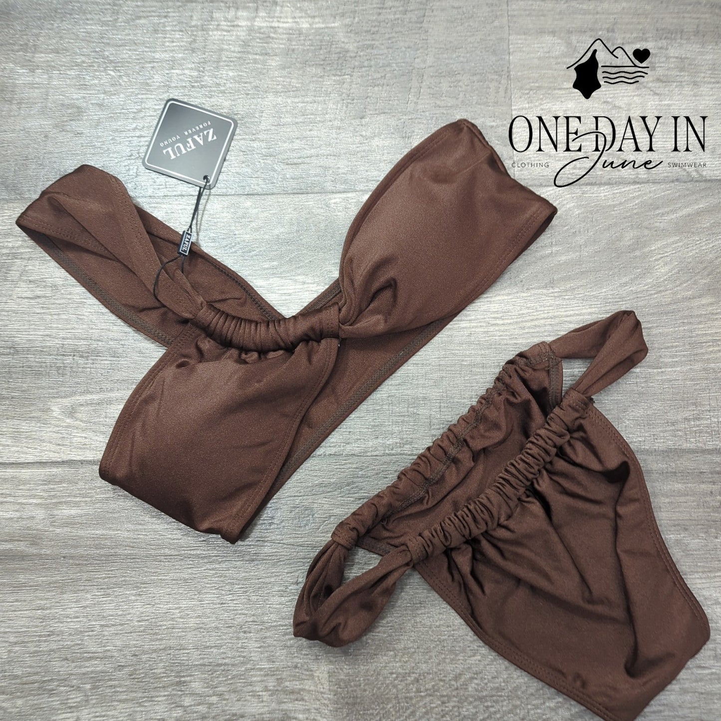 Zaful One Shoulder Bikini Swimsuit Size M