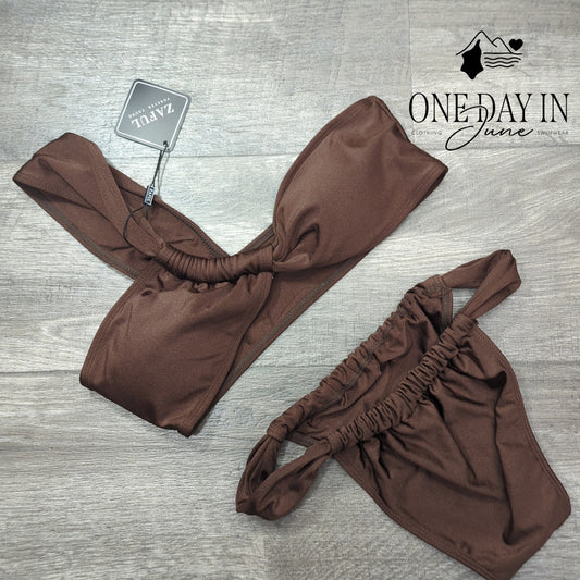 Zaful One Shoulder Bikini Swimsuit Size M