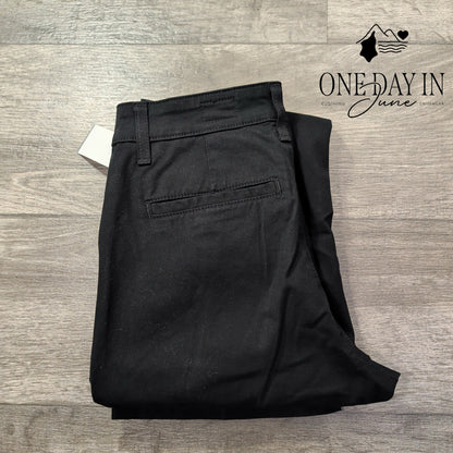 AG Adriano Goldschmied The Layla Cropped Flare Trouser Pants Black NWT Size 4
