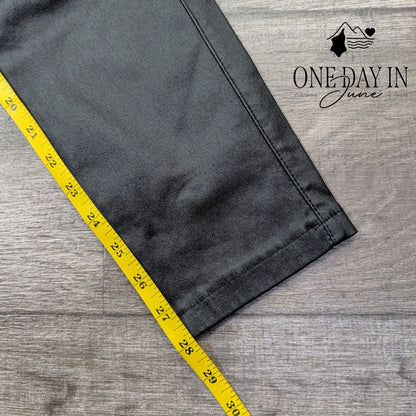 Apperloth A Juniors Faux Leather Button Fly Skinny Pants Black Size 11
