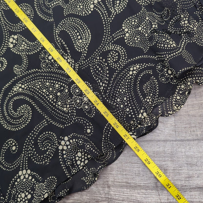 Ann Taylor Silk Knee Length Skirt Size 14