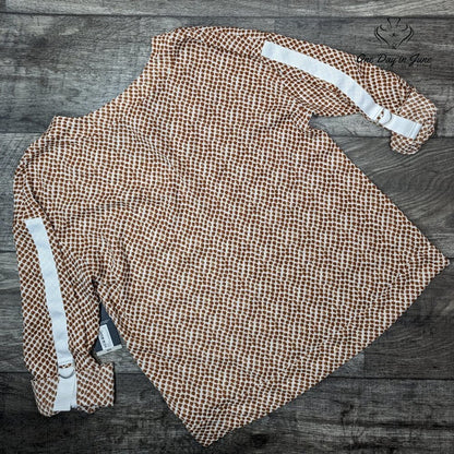 Worthington V Neck 3/4 Sleeve Top Size XL