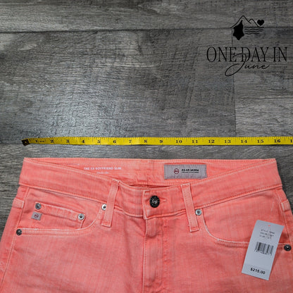 AG Adriano Goldschmied Ex-Boyfriend Slim Jeans Slouchy Slim NWT $215 Size 4 (27)