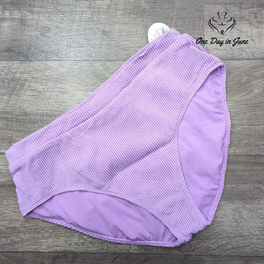 Decree Full Coverage Textured Bikini Bottom Size XXL